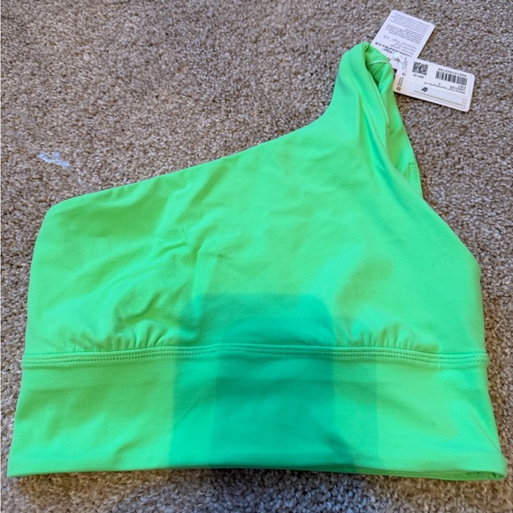 lululemon athletica Other - LULULEMON ALIGN ASYMMETRICAL BRA A/B IN PISTACHIO SZ 4 NWT
